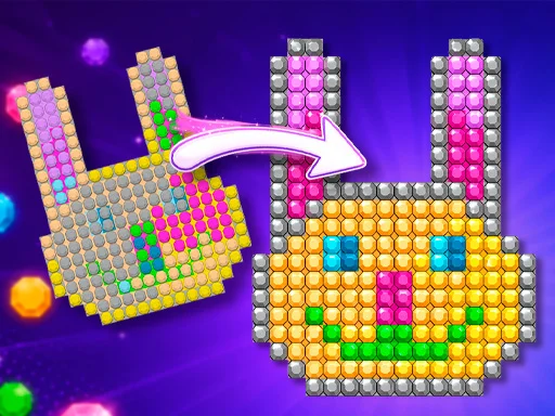 Jewel Coloring gameplay preview